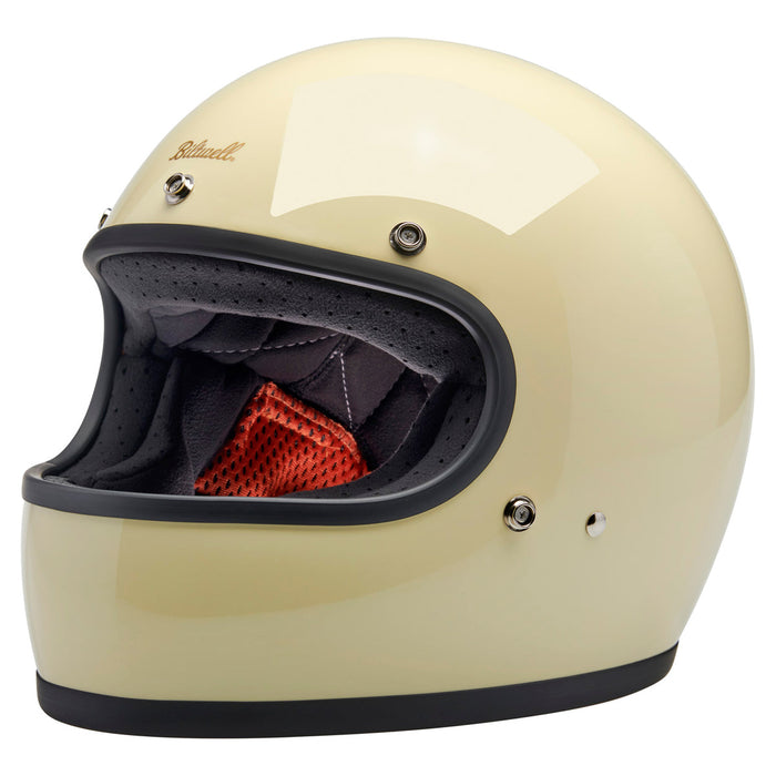 BILTWELL Gringo Helmet ECE 22.06 - Gloss Vintage White