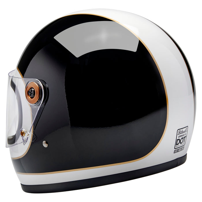 BILTWELL Gringo S Helmet ECE 22.06 - Tracker Black / White