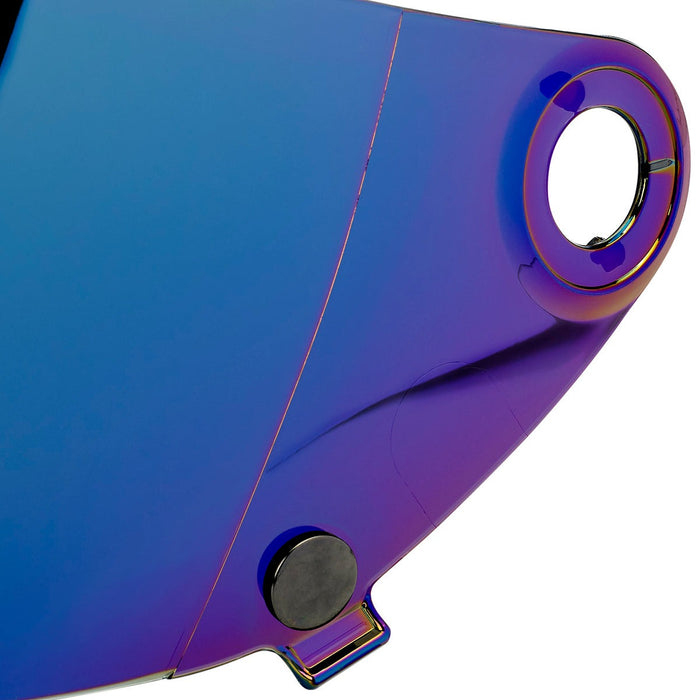 BILTWELL Gringo S Gen 2 Flat Shield - Rainbow Mirror (fits ECE 22.05 model)