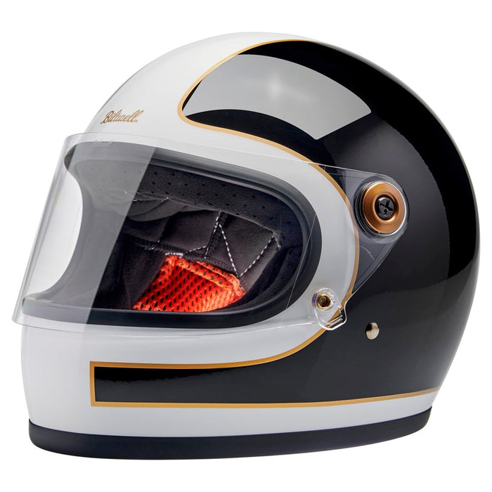 Biltwell Gringo S ECE 22.6 Helmet - Tracker Black / White