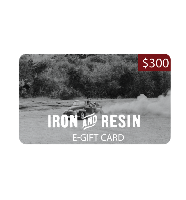 Iron & Resin Gift Card