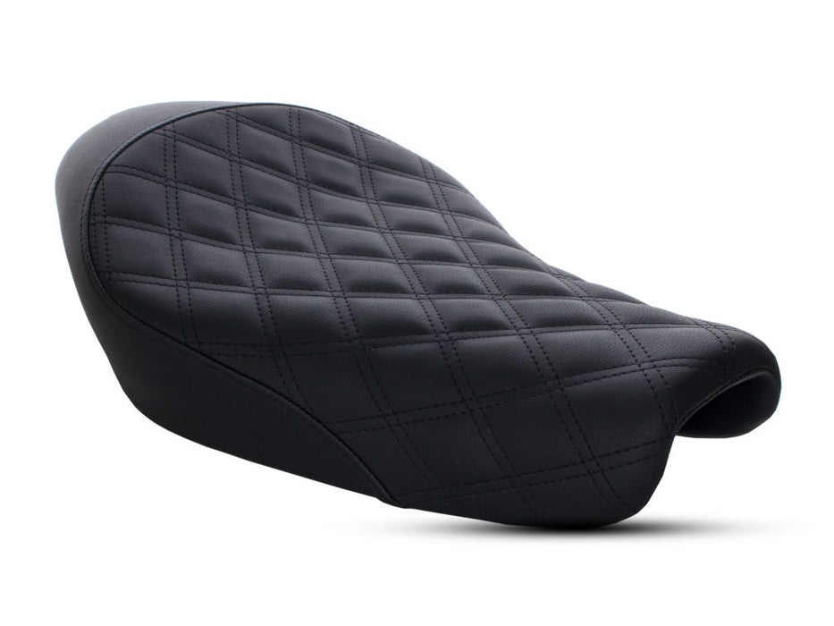 Sportster - Renegade LS Solo Seat. Fits Sportster 2004up with 3.3 Gallon Fuel Tank.