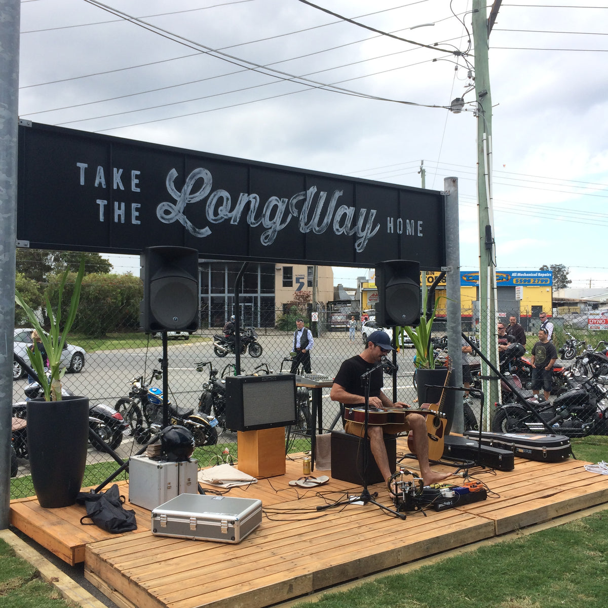 On Any Sunday Bikes, Coffee, Brunch and Live Music at Iron and Resin