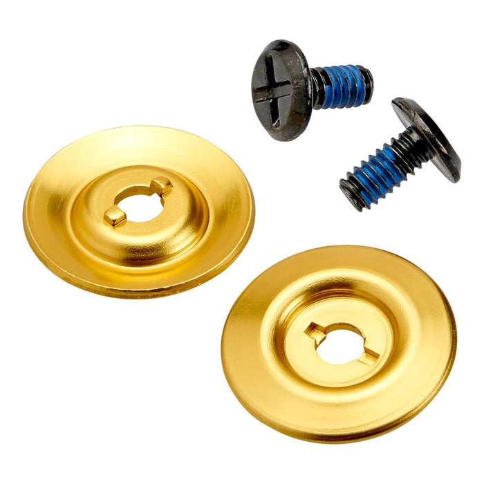 BILTWELL Hardware Kit - Gold with Black Screw