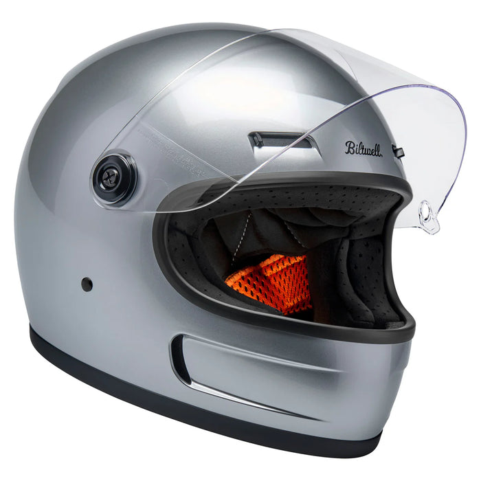 BILTWELL Gringo SV Helmet 22.06 - Gloss Silver