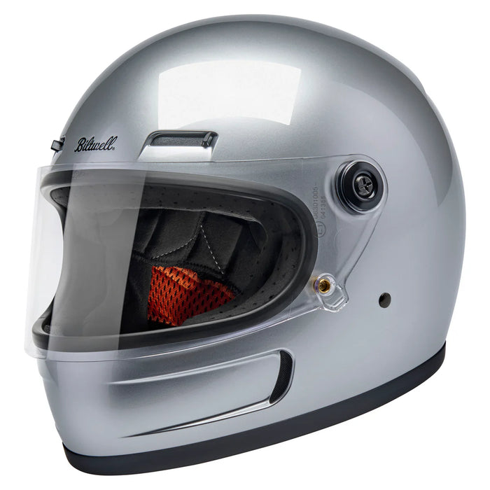 BILTWELL Gringo SV Helmet 22.06 - Gloss Silver