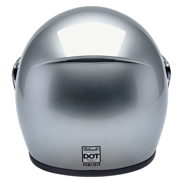 BILTWELL Gringo SV Helmet 22.06 - Gloss Silver