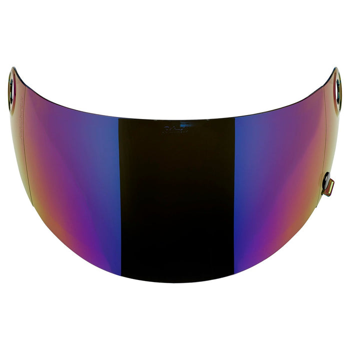 BILTWELL Gringo S Gen 2 Flat Shield - Rainbow Mirror (fits ECE 22.05 model)