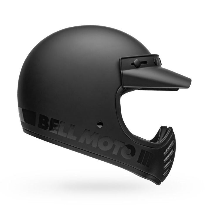 BELL Moto 3 - Matte/Gloss Blackout