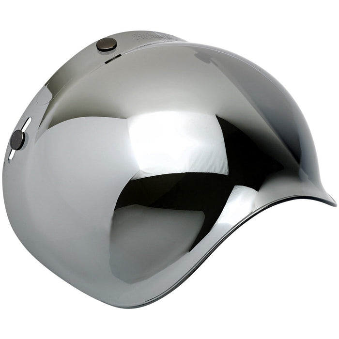 BILTWELL Bubble Shield - Chrome Mirror