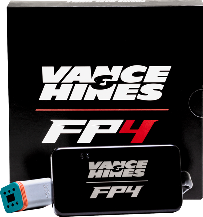 Vance & Hines Fuelpak FP4 Fuel Tuner - Grey CAN 6 Pin. Fits Softail 2011-2020, Dyna 2012-2017, Touring 2014-2020, Sportster 2014-2020 & Street 2015-2020