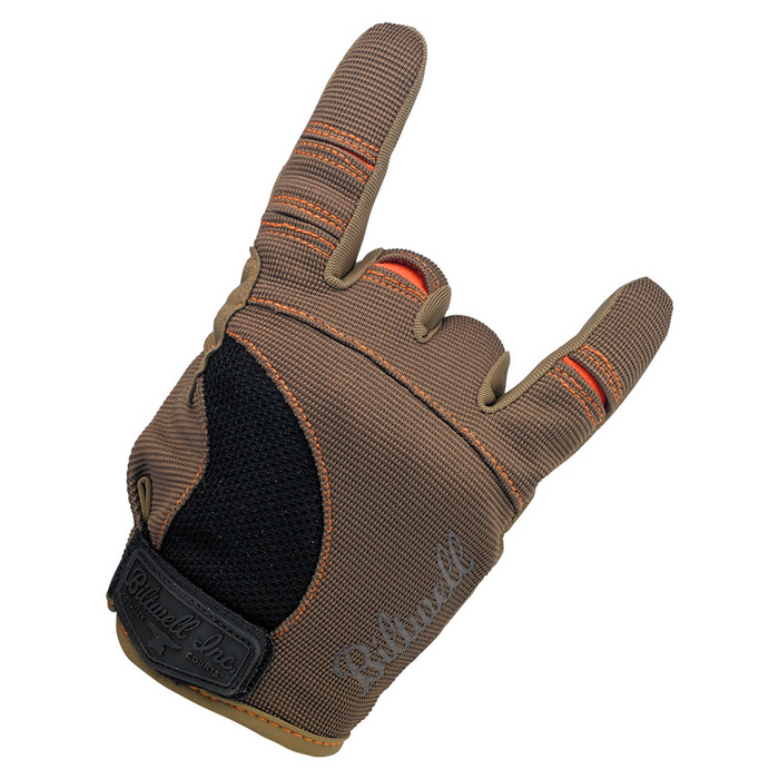 BILTWELL Moto Glove - Brown/Orange
