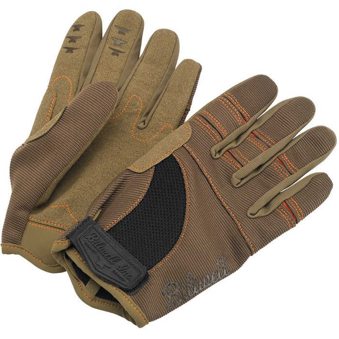 BILTWELL Moto Glove - Brown/Orange