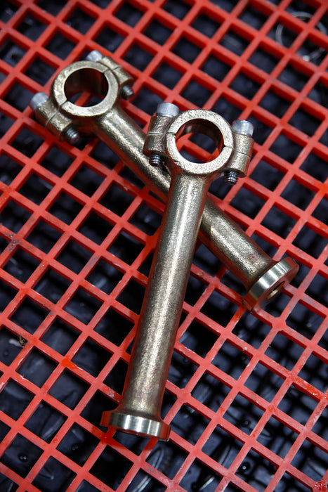 Small Batch Parts - 6" Classic Risers - Raw Brass
