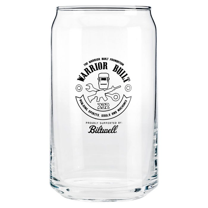 Biltwell Warrior Built Pint Glass