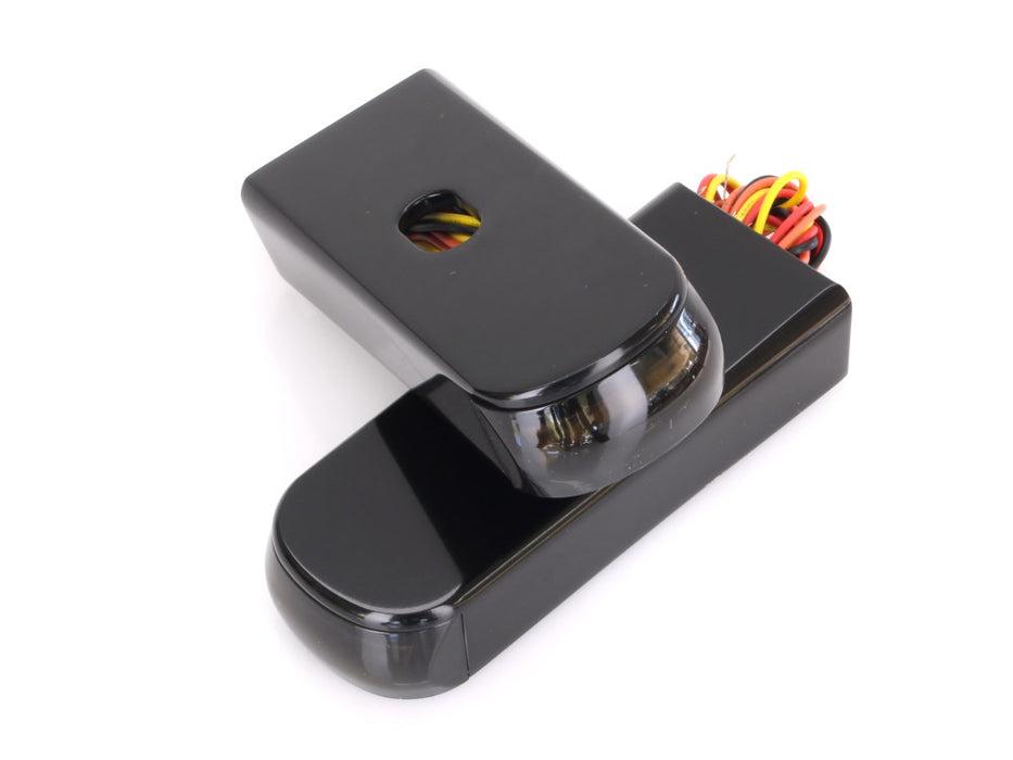 Strut Light Kit with Red Run/Brake & Amber Turn Signal - Black. Fits Dyna 2006-2017.