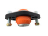 Front Lower Engine Mount with Gooden-Tite Heavy Duty Isolator Bushing - Black. Fits Touring 1980-2008 & FXR 1982-1994.