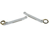 Front Indicator Turn Signal Strips with Clear Lens & Amber LED's - Chrome. Fits Road King 1994up.