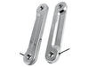 Front Indicator Turn Signal Strips with Clear Lens & Amber LED's - Chrome. Fits Street Glide 2006-2023