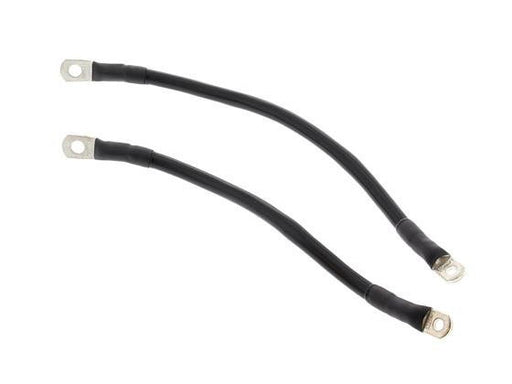 Battery Cable Kit - Black. Fits Softail 1989-2008.