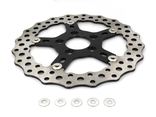 11.5in. Front or Rear Jagged Disc Rotor. Fits Big Twin 2000up & Sportster 2000-2010