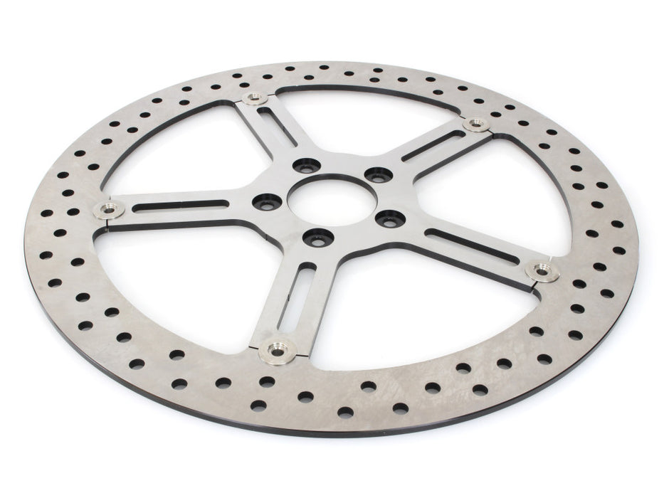 15in. Left Hand Front Big Brake Disc Rotor. Fits Softail Street Bob, Breakout & Low Rider 2018up & Standard 2020up.