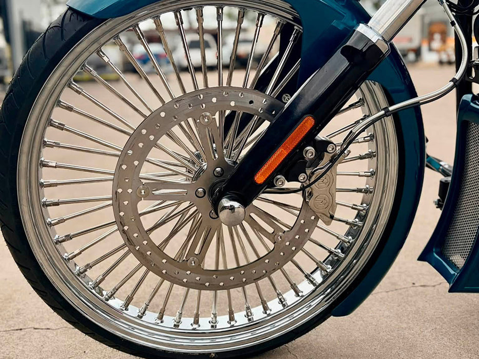 15in. Left Hand Front Big Brake Disc Rotor. Fits Softail Street Bob, Breakout & Low Rider 2018up & Standard 2020up.