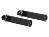 Beveled Fusion Footpegs - Black.