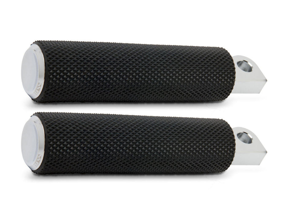 Knurled Fusion Footpegs - Chrome. Fits Softail 2018up Rear Passenger