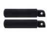 Knurled Fusion Footpegs - Black. Fits Softail 2018up Rear Passenger