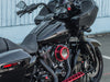 Knurled Fusion Shiftpeg - Red. Fits H-D.
