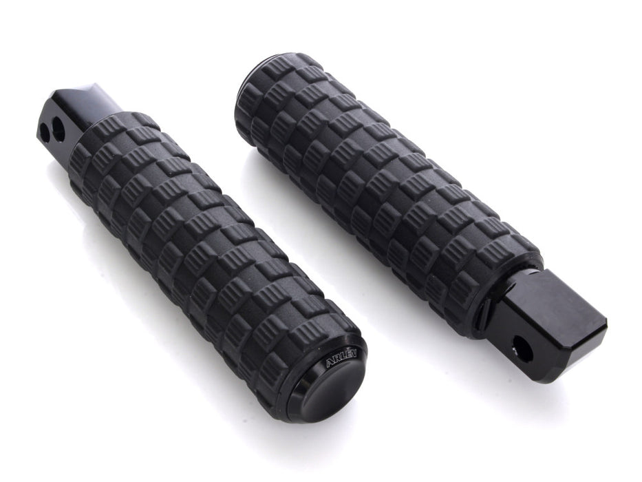 Air Trax Footpegs - Black. Fits Softail 2018up Rear Passenger