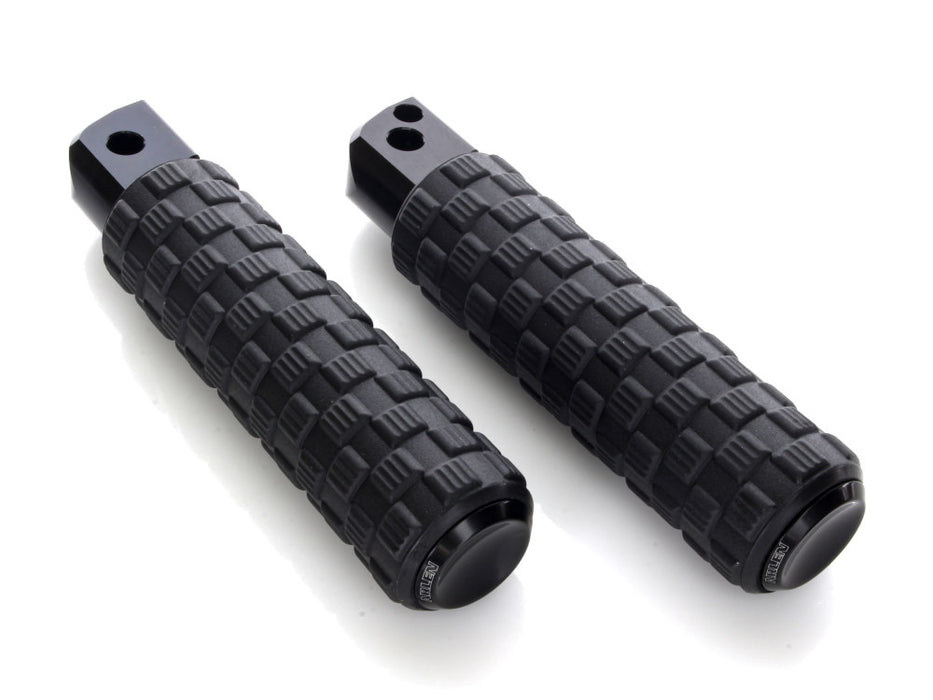 Air Trax Footpegs - Black. Fits Softail 2018up Rear Passenger