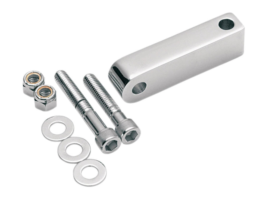 2-3/4in. Extended Headlight Mount Block - Chrome.
