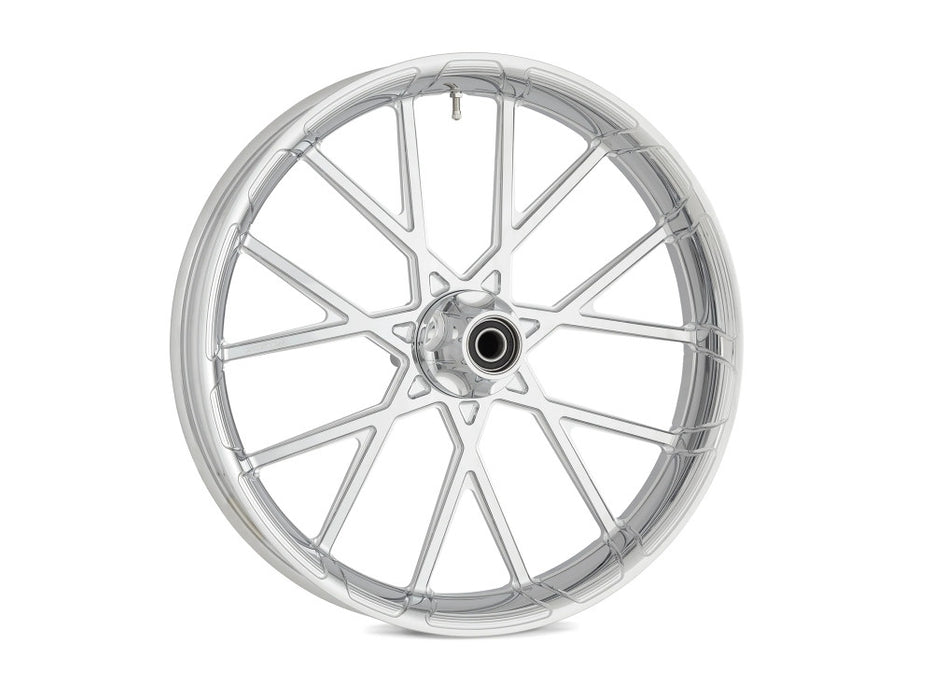 18in. x 5-1/2in. ProCross Rear Wheel with Hub - Chrome. Fits Fat Bob 2018-2024