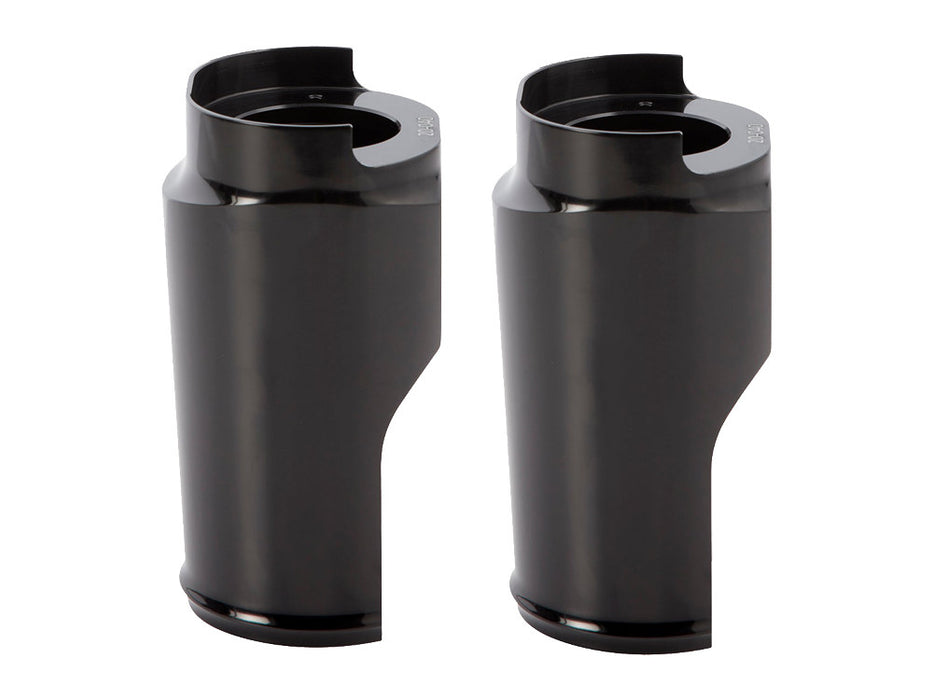 Smooth Fat Fork Boots - Black. Fits Touring 2014up.
