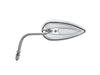 Scoop Micro Mirror - Chrome. Fits Left.