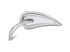 Rad III Teardrop Mirror with Die-Cast Stem - Chrome. Fits Right.