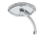 Beveled Mirror with Short Stem - Chrome. Fits Right.