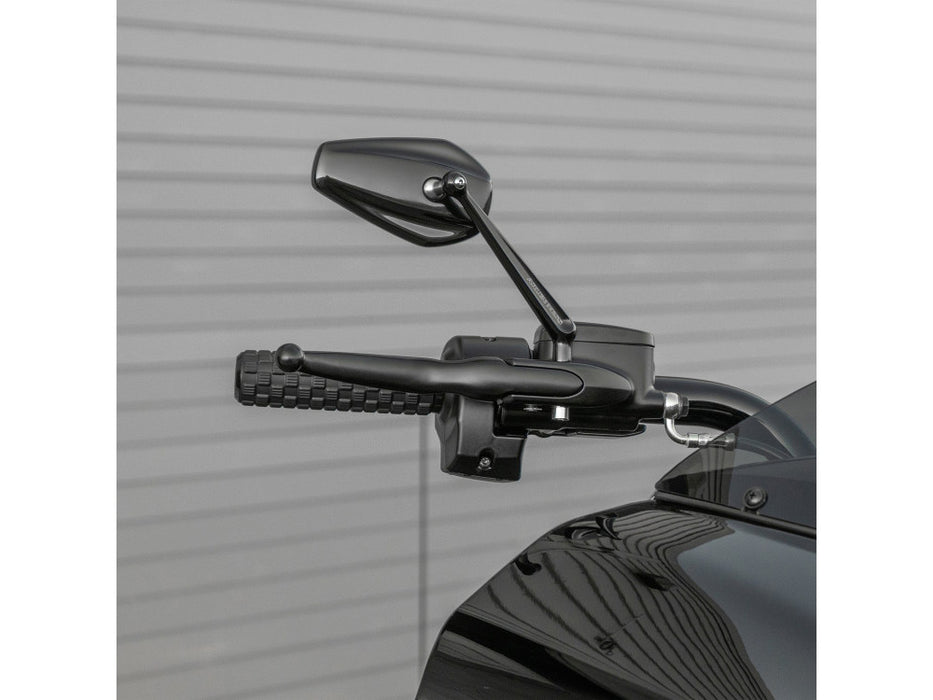 Mini Stocker Forged Mirror - Black. Fits Right.
