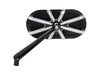 10-Gauge Caged Series Mirror - Black. Fits Left.