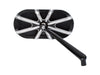 10-Gauge Caged Series Mirror - Black. Fits Right.