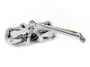 10-Gauge Caged Series Mirror - Chrome. Fits Right.