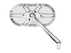 Deep Cut Caged Series Mirror - Chrome. Fits Right.