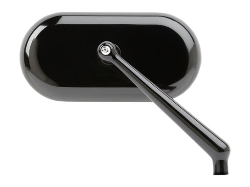 Forged Oval Mirror - Black. Fits Right.