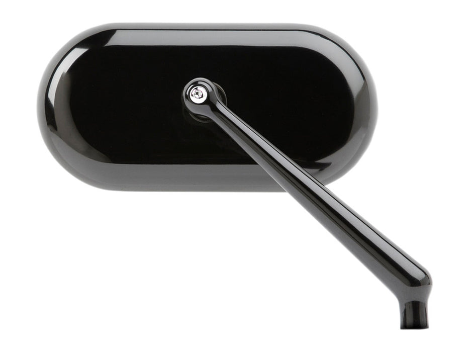 Forged Oval Mirror - Black. Fits Right.