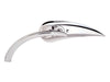 Rad II Teardrop Mirror - Chrome. Fits Left.