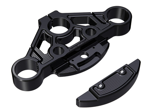 Method Top Triple Tree - Black. Fits Road Glide 2015-2023