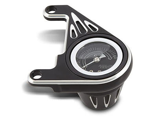 Oil Pressure Gauge - Black. Fits Twin Cam 1999-2017.