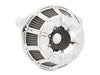 10-Gauge Air Cleaner Kit - Chrome. Fits Touring 2017-2024 & Softail 2018-2024